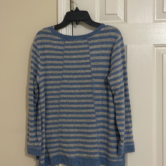 Habitat Striped Blue and Gray Women's Sweater size XS - Picture 4 of 4